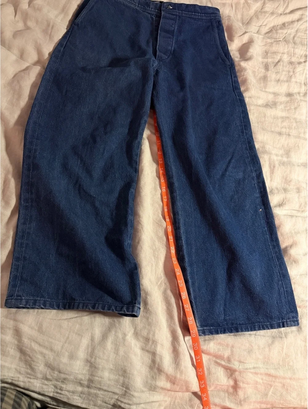 wide leg archive y2k baggy denim jeans